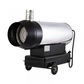 جت هیتر 70 هزار دو موتوره دودکش دار گازوئیلی باک دار نیرو تهویه البرز مدل 2ELB-70