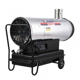 جت هیتر 60 هزار دودکش دار دوگانه سوز باک دار نیروتهویه البرز مدل QEDB-110