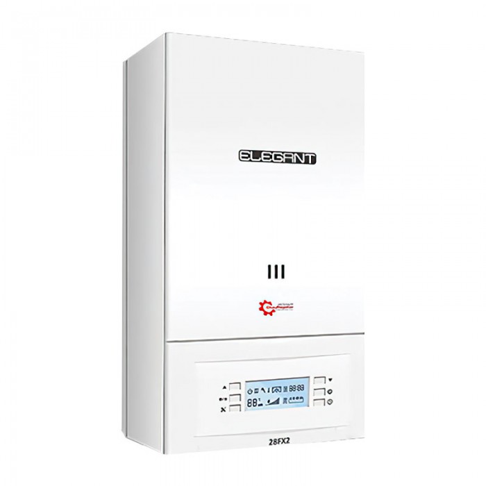 پکیج دیواری 28000 الگانت شوفاژکار دو مبدل فن دار