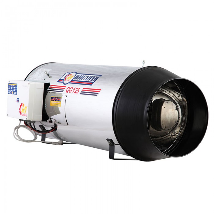 جت هیتر 125 کیلووات گاز شهری نیرو تهویه البرز مدل QG-125
