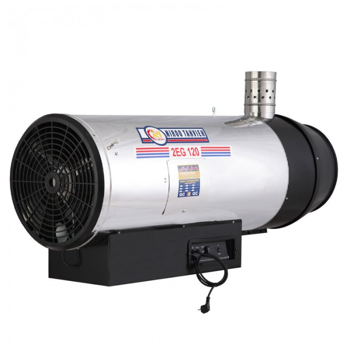 جت هیتر دودکش دار گازی نیرو تهویه البرز مدل 2EG-120