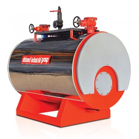 دیگ فولادی 120000 سه پاس آب بند مدل SA3-120-D