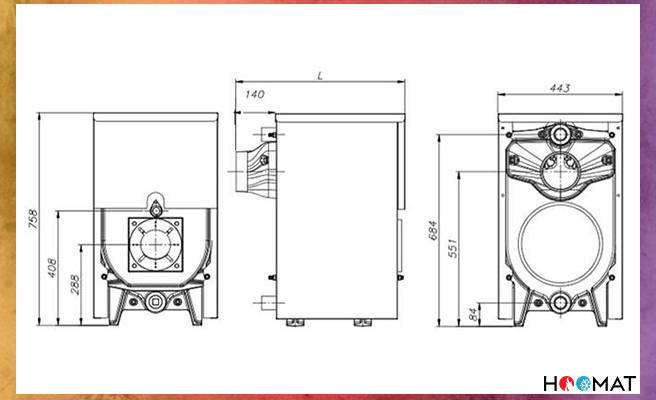 دیگ چدنی سوپر 300 شوفاژکار 8پره