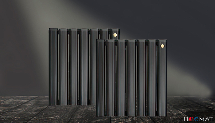 رادیاتور آلومینیومی 17پره آنیت مدل پایونیر مشکی