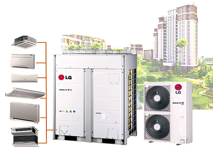 مولتی وی (VRF) اینورتر 8HPالجی تروپیکال مدل ARUN080LLH4