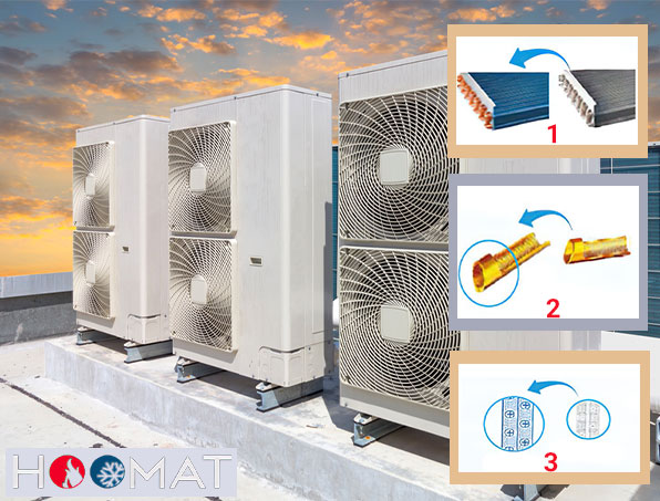 فـین‌ روکش دار Bluefin در مینی چیلر هواخنک جی پلاس