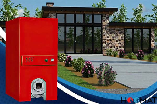 پکیج زمینی چدنی شوفاژکار آذرخش 5 پره بلند AS300-5