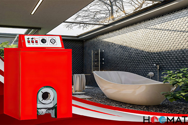 پکیج زمینی چدنی شوفاژکار آذرخش 5 پره کوتاه بدون مبدل AS300-5