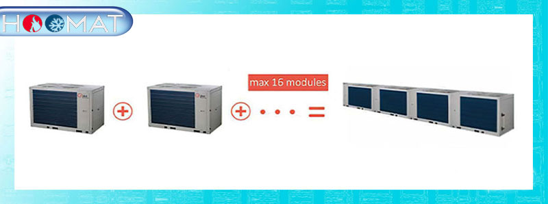قابلیت مدولار چیلر هواخنک جی پلاس