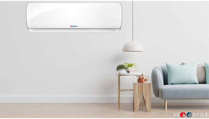 اسپلیت دیواری 9000 سرد و گرم اینورتر تراست TMINVTC-09H410A