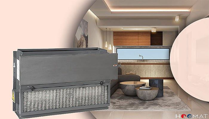 فن کویل سقفی بدون کابین آذرنسیم ANCF-1400