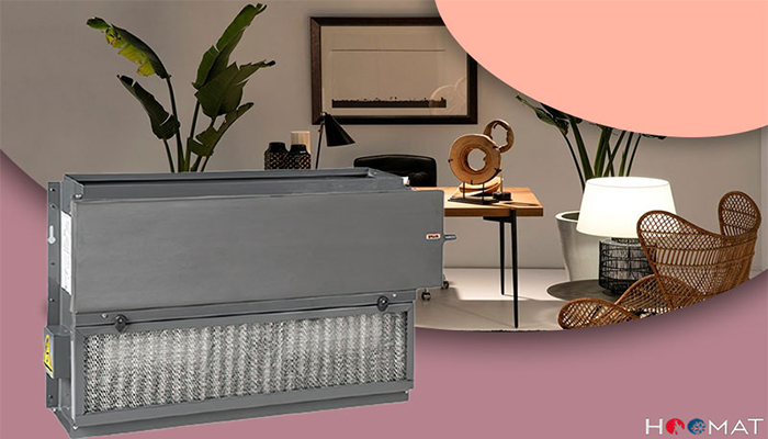 فن کویل سقفی بدون کابین آذرنسیم ANCF-1700