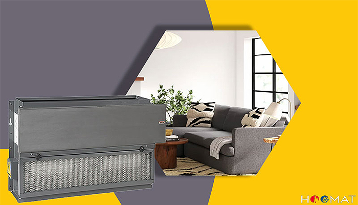فن کویل سقفی بدون کابین آذرنسیم ANCF-680