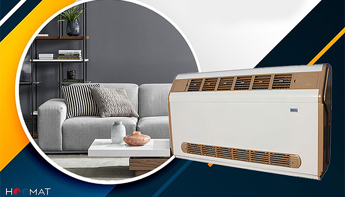 فن کویل زمینی و سقفی با کابین آذرنسیم ANDF-1020