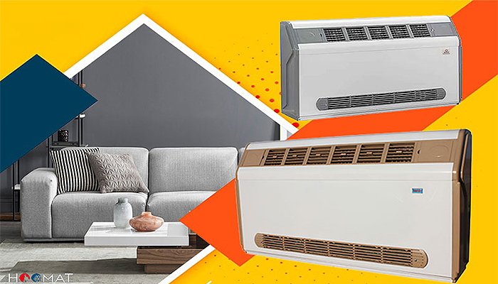 فن کویل زمینی و سقفی با کابین آذرنسیم ANDF-1400