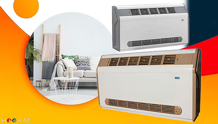 فن کویل زمینی و سقفی با کابین آذرنسیم ANDF-350