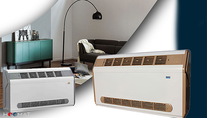 فن کویل زمینی و سقفی با کابین آذرنسیم ANDF-510