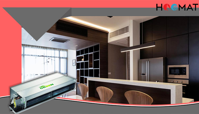 فن کویل سقفی توکار گرین GDF1200P6