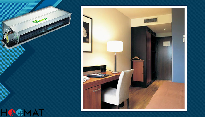 فن کویل سقفی توکار گرین GDF800P4