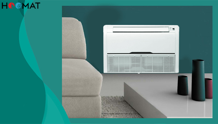 فن کویل سقفی زمینی 800CFM گرین مدلGFF800P1