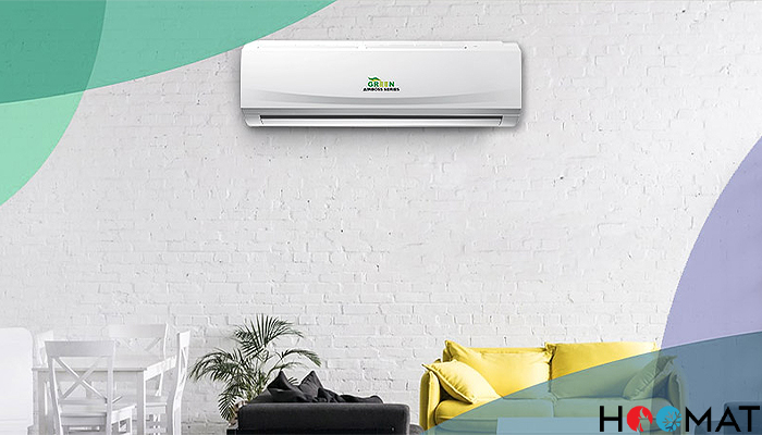 فن کویل دیواری 400CFM سری ایرباس گرین GWF400P1