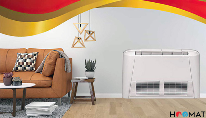 فن کویل دکوراتیو زمینی 200CFM ساران مدل SRFC-200