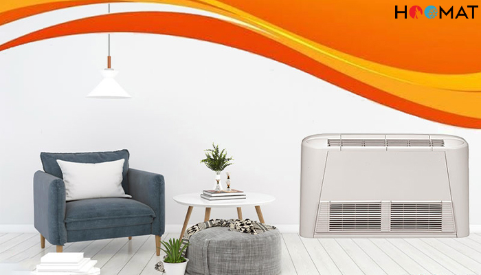 فن کویل دکوراتیو زمینی 400CFM ساران مدل SRFC-400