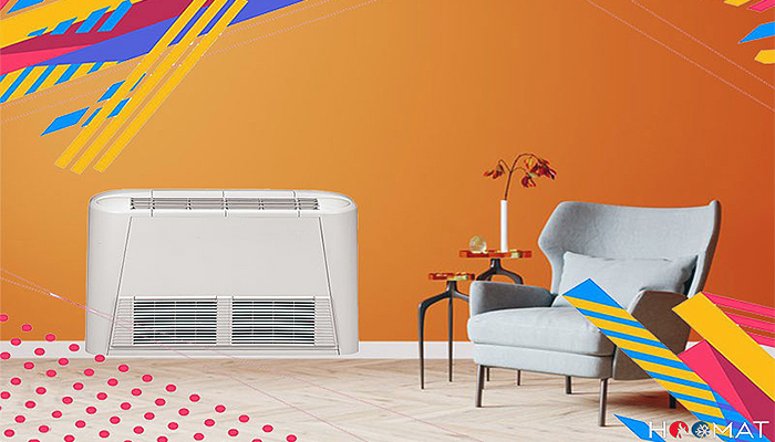 فن کویل دکوراتیو زمینی 800CFM ساران مدل SRFC-800