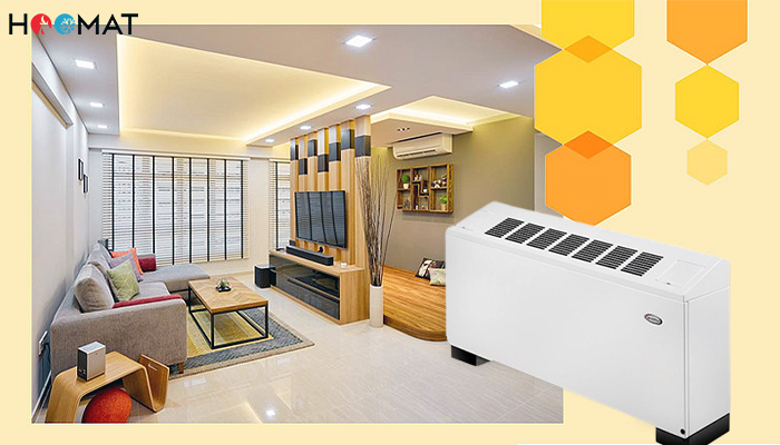 فن کویل زمینی شیبدار 800CFM ساران مدل SRFC-800