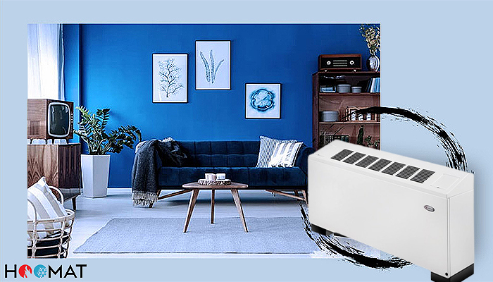 فن کویل زمینی شیبدار300CFM ساران مدل SRFC-300