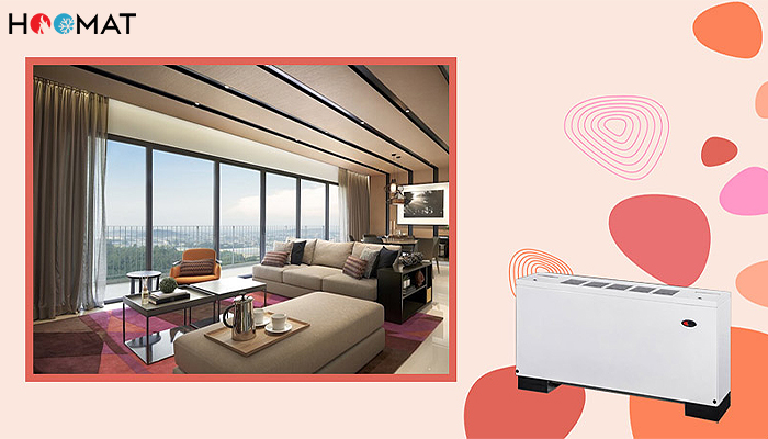 فن کویل زمینی بالازن ساران SRFC-1200