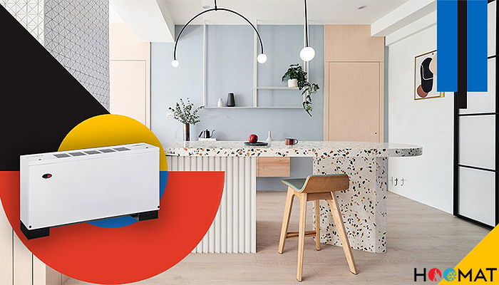 فن کویل زمینی بالازن ساران SRFC-800