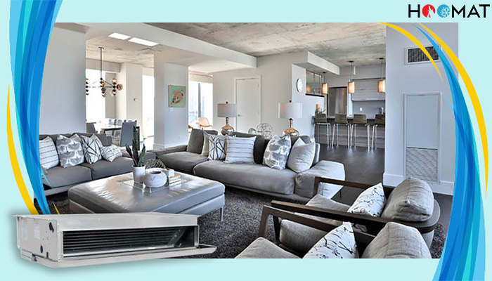 فن کویل سقفی توکار ساران SRFCHC-600