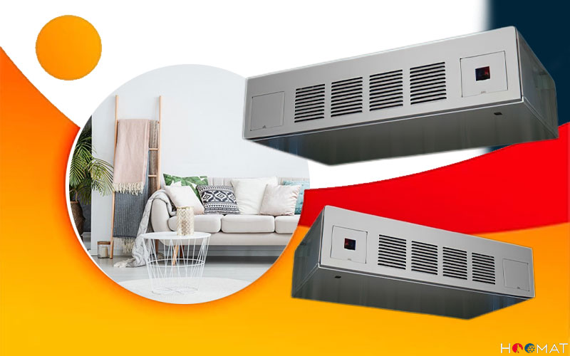 فن کویل سقفی با کابین ساراول SF-HE03