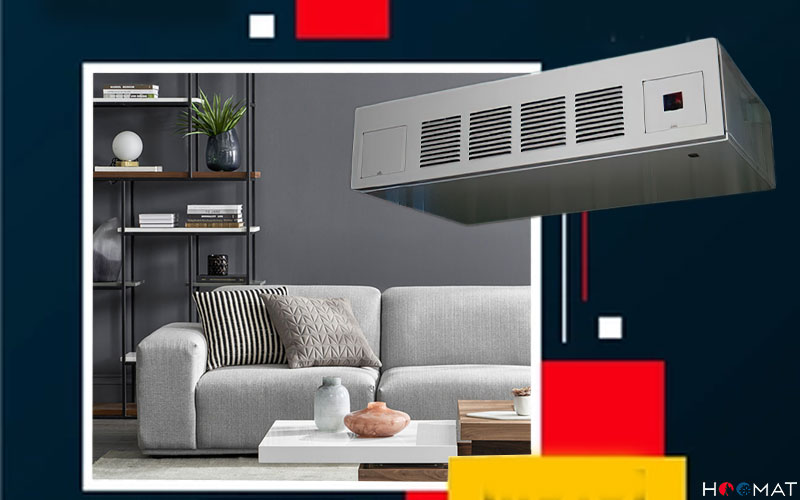 فن کویل سقفی با کابین ساراول SF-HE04