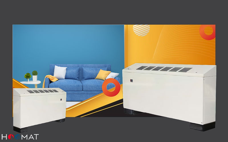 فن کویل زمینی شیب دار ساراول SF-SE04