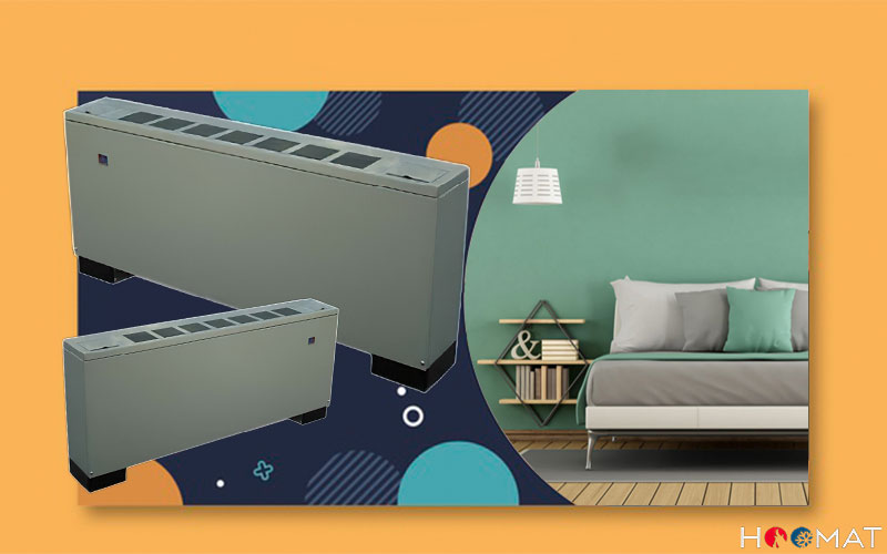 فن کویل زمینی بالازن 300CFM ساراول مدل SF-TE03