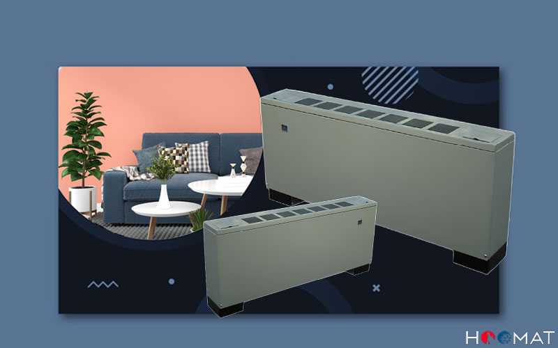 فن کویل زمینی بالازن 1200CFM ساراول مدل SF-TE12
