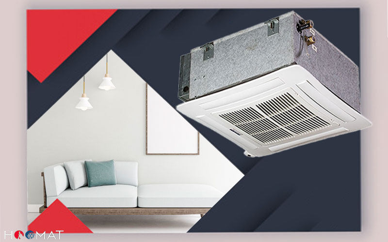 فن کویل کاستی چهارطرفه تهویه CFN-1000