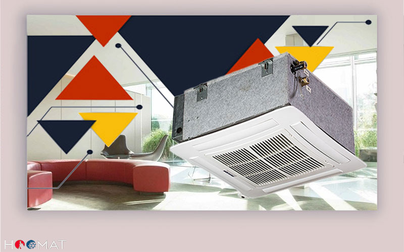 فن کویل کاستی چهارطرفه تهویه CFN-800