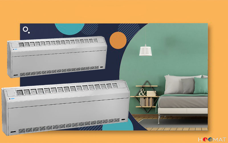 فن کویل زمینی روکار شیب دار تهویه FL-600