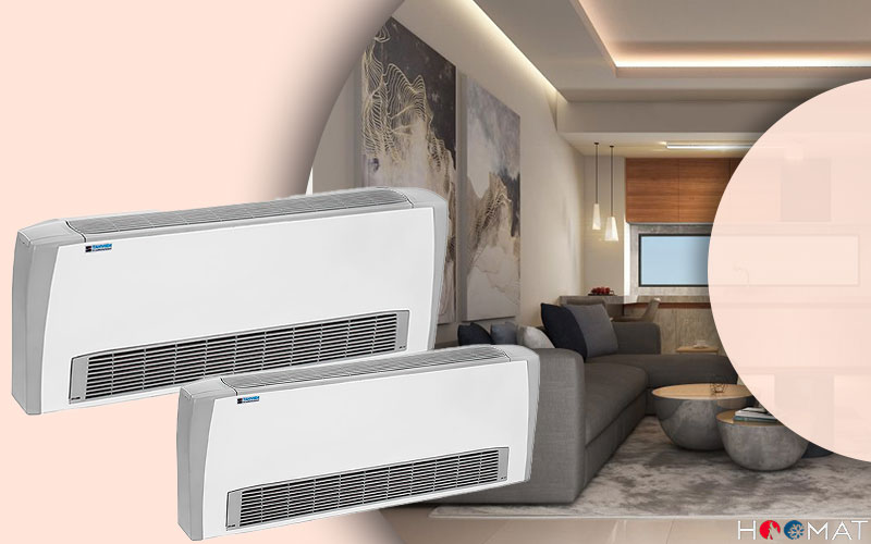 فن کویل زمینی روکار بدون پایه تهویه SB-300