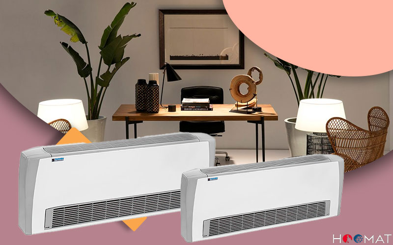 فن کویل زمینی روکار بدون پایه تهویه SB-400