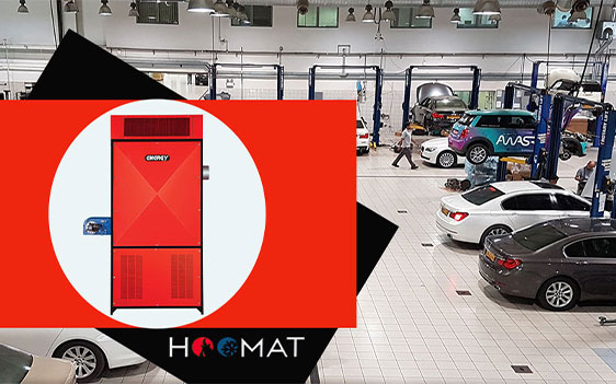 کوره هوای گرم گازی 1560 انرژی مدل GF1560