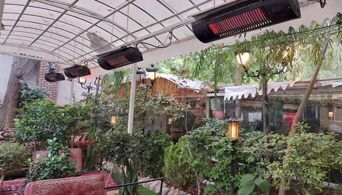 هیتر تابشی سرامیکی گرما سازه مدل لارج