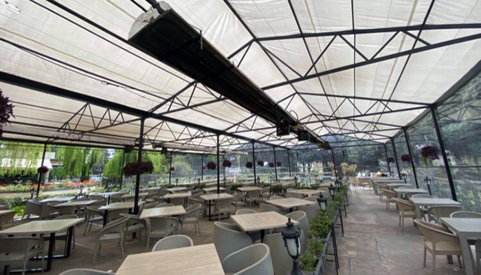 هیتر تابشی لوله ای گرما سازه مدل PRS-65U